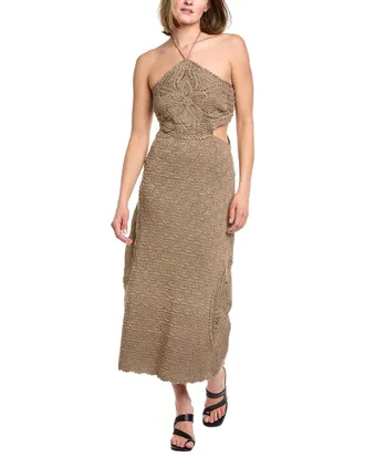 AMUR Clara Knit Midi Dress