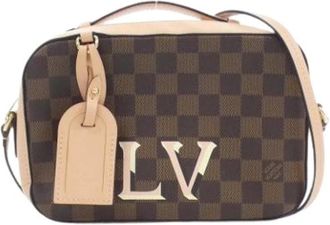 Louis Vuitton Pre-owned Cross Body Bags, female, Brown, Size: ONE SIZE Pre-owned Damier Ebene Shoulder Bag