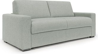 Divani.Store Divani.store - Nixon Sof&aacute; Convertible Con Colch&oacute;n H2o En Tela Impermeable 220 Cm (mat. 160x197) Gris Claro