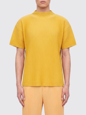 Homme Pliss&eacute; Issey Miyake T-shirt in poliestere plissettata