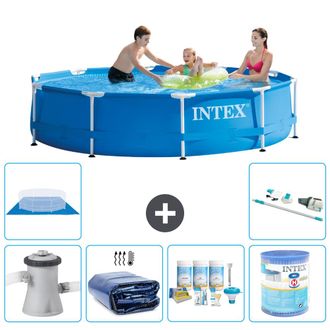 Intex Piscina Con Estructura Redonda - 305x76 Cm - 8-piezas S41669