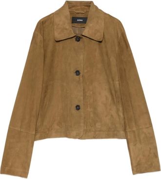 Arma Suède jack met knoop - Bruin