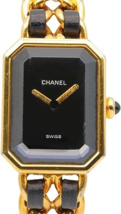 Chanel Pre-owned Glazen Horloge - Dames - Vintage Horloges - Zwart - ONE Size - Vintage