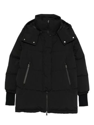 Herno Black Hooded Puffer Jacket