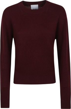 Allude Cashmere Sweater With Ribbed Edging