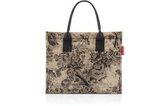 Reisenthel Shopper REISENTHEL Daily Shopper, Damen, Gr. B/H/T: 42cm x 35cm x 17cm, braun, schwarz, Polyester, Taschen Shopper