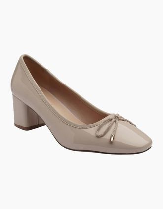 Ravel Womens Darton Womens Court Shoes - Nude Patent Synth - Size: 8