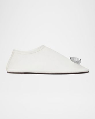 Tory Burch Patos Ornament Mesh Ballerina Flats