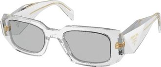 Prada Stijlvolle Zonnebril - Dames - Zonnebrillen - Grijs - 49 MM - Accessoires