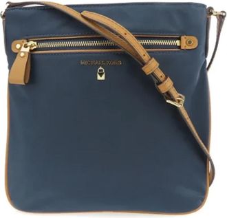 Michael Kors Pre-owned Nylon shoulder-bags - Dames - Vintage Schoudertas - Blauw - ONE Size - Nylon - Vintage