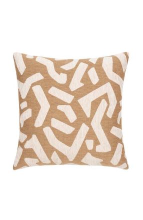 Elaine Smith Fascination Caramel Chenille Indoor & Outdoor Woven Accent Pillow at Nordstrom, Size 20X20