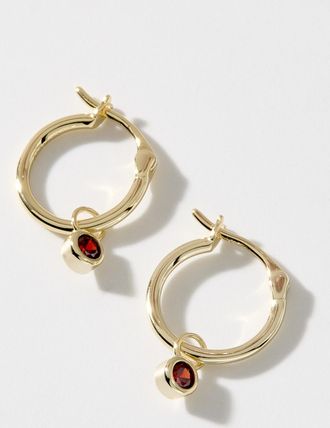 Midi34 Womens Small birthstone earrings Exclusive Simons x Midi34 collection