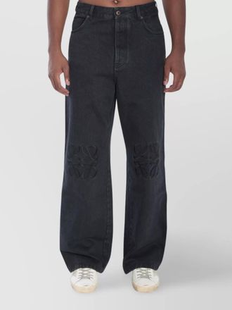 Loewe baggy anagram denim pants