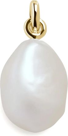 Monica Vinader Pendente in oro 14 carati con perla barocca