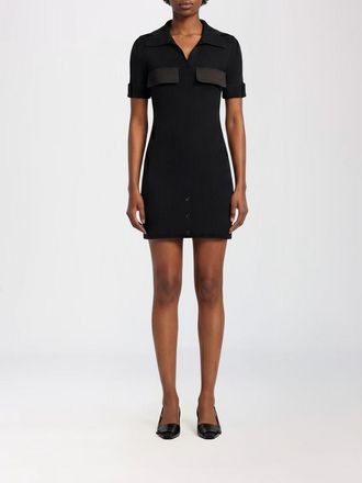 Courr&egrave;ges Abito mini in jersey a costine