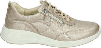 Waldl&auml;ufer Sportieve lage roze leren schoenen - Dames - Sneakers - Roze - 36 EU - Leer - Schoenen