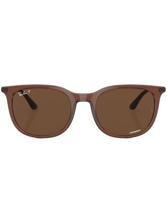 Ray-Ban Occhiali da sole con montatura wayfarer - Marrone