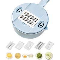 OEM Mandolina Para Verduras 13 En 1, Cortadora De Verduras, Rebanadora Manual De Verduras, Con 4 Cuchillas Intercambiables, Separador De Yemas De Huevo, C