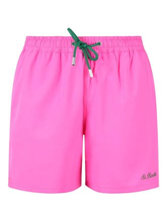 MC2 Saint Barth drawstring swim shorts - men - Recycled Polyester/Elastane - S - Pink