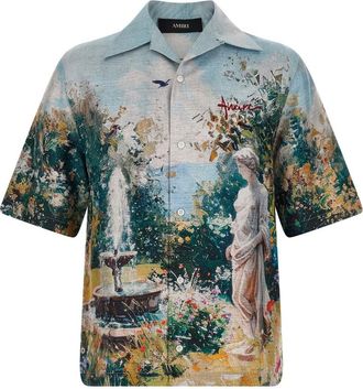 Amiri Multicolor Chateau Fountain Camp Shirt