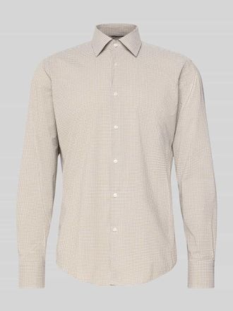 HUGO BOSS Regular Fit Businesshemd mit Kombimanschette Modell P-JOE-K in Sand, Gr&ouml;&szlig;e 39