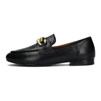 Notre-V Schoenen, Dames, Zwart, 39 EU, Leer, Loafers
