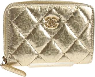 Chanel Pre-owned Wallets, female, Yellow, Size: ONE SIZE Pre-owned Vintage Wallet