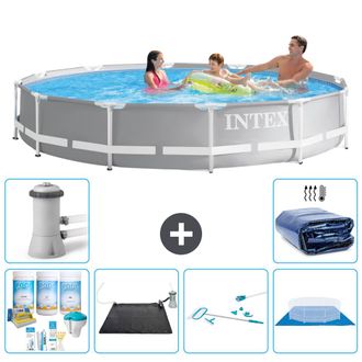 Intex Piscina Prism Frame Redonda - 366x76 Cm - 7-piezas S20528