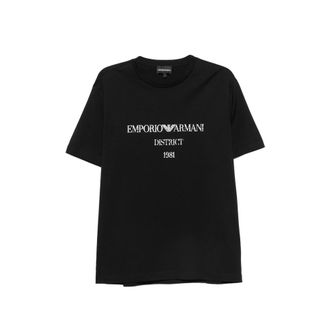 Emporio Armani Logo-print Crew-neck T-shirt