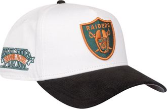 New Era 9Forty A-Frame Cap - Cord Las Vegas Raiders White - One Size
