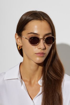 Mykita Berthold Sunglasses, Unisex, Gold
