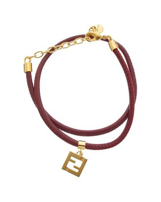 Fendi Fendi Forever Leather Bracelet