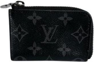 Louis Vuitton Pre-owned Wallets, male, Black, Size: ONE SIZE Pre-owned Canvas wallets