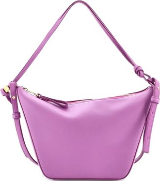 Loewe Hammock Hobo Leather Mini crossbody bag - Paars