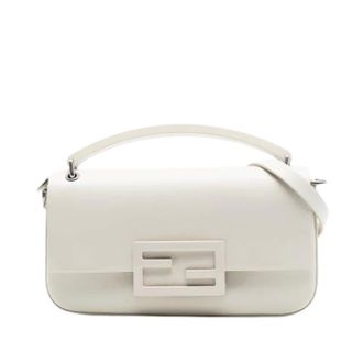 Fendi Pre-owned Shoulder Bags, female, White, Size: ONE SIZE Pre-owned Vintage Satchel
