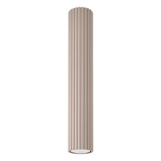 Sollux Lighting L&aacute;mpara de techo gris pardo aluminio alt. 40 cm