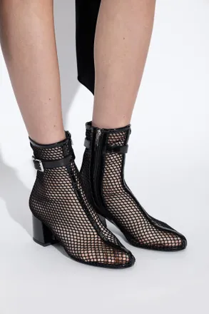 Alaia Heeled Ankle Boots, Womens, Black