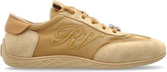 Roger Vivier Viv Low Sneakers - Dames - Sneakers - Beige - 39 1/2 EU - Satijn - Schoenen