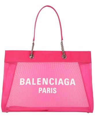 Balenciaga Large Duty Free Mesh Tote