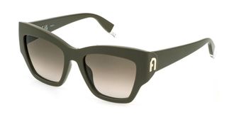 Furla SFU891 06S9 Womens Sunglasses Green Size 54
