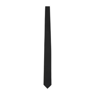 Balenciaga Corbata de lana lisa - Accessories - Hombre - Negro - ONE SIZE