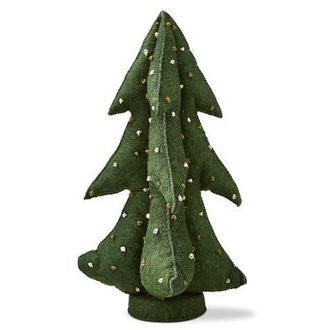 Tag Large Dark Green French Knot Wool Tree Holiday Decor at Nordstrom
