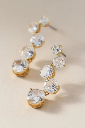 Nadri Tempo Crystal Drop Earrings