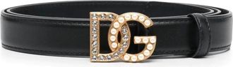 Dolce & Gabbana Zwart Multi Riem met Stijl 8S574 - Dames - Riemen - Zwart - 75 CM - Accessoires
