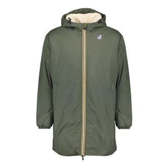 K-Way K-Way, Winter Jackets, unisex, Green, Size: 3XL Le Vrai 4.0 Eiffel East Orsetto Parka