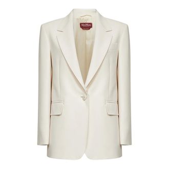 Max Mara Blazers, female, Beige, Size: M Bosco Blazer