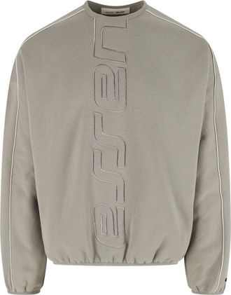 Fear of God Grey Relaxed Embossed Vertical Logo Sweatshirt