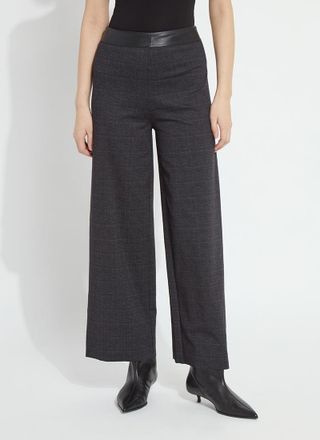 Lyss&eacute; Denver Hi Waist Wide Leg Printed Ponte (28 Inseam)