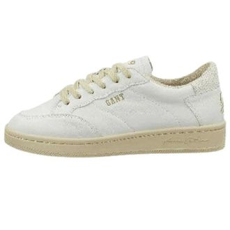 GANT Prepla Sneaker - Dames - Schoenen - Wit - Maat: 39 EU Leer