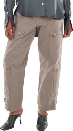 Fendi Cotton Cargo Trousers, Brand Size 44 ( US Size 8 )